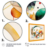Multi-Color Watercolor Geometric Art IV