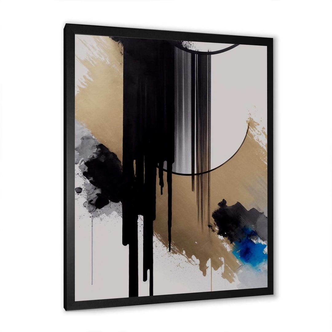 Blue Minimalist Abstract I - Modern Canvas Wall Art
