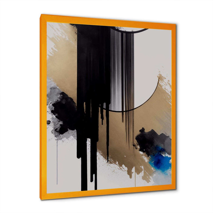 Blue Minimalist Abstract I - Modern Canvas Wall Art