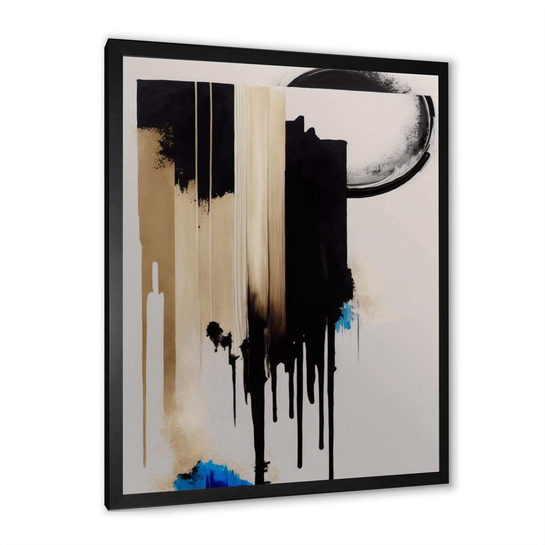 Blue Minimalist Abstract IV - Modern Bedroom Wall Art