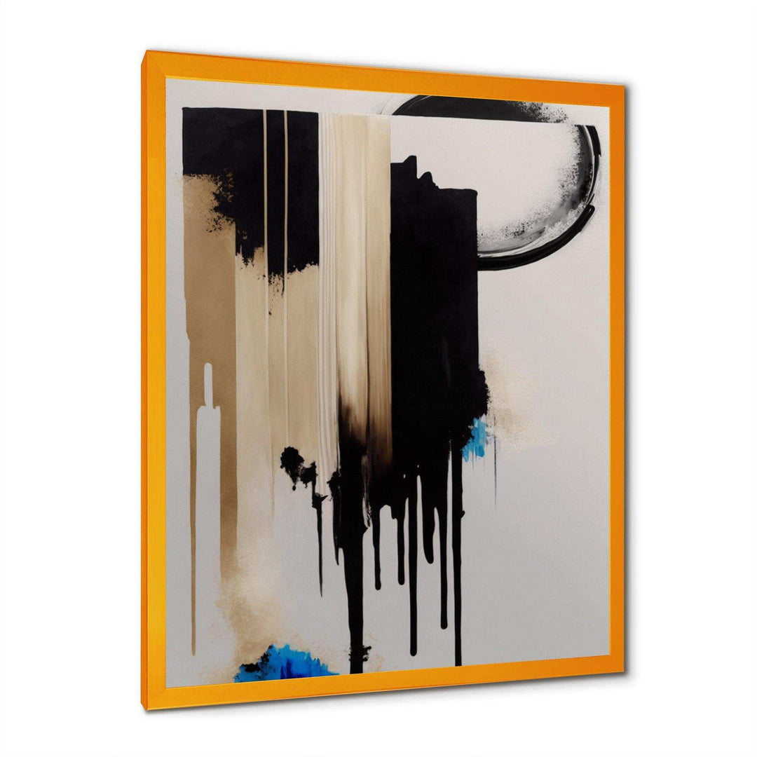 Blue Minimalist Abstract IV - Modern Bedroom Wall Art