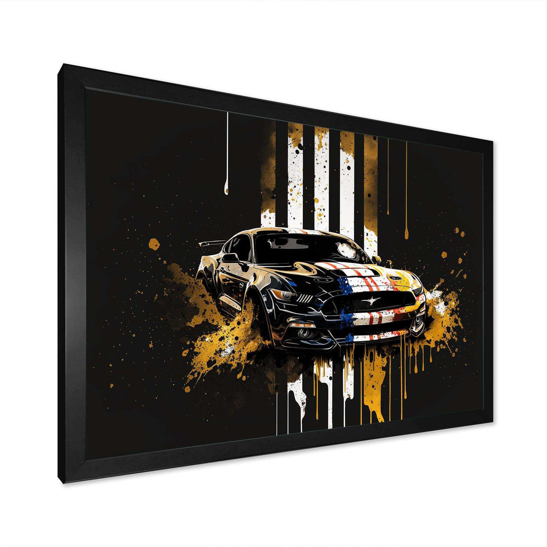 Black And Gold American Muscle I