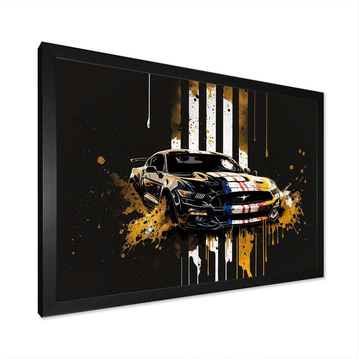 Black And Gold American Muscle I