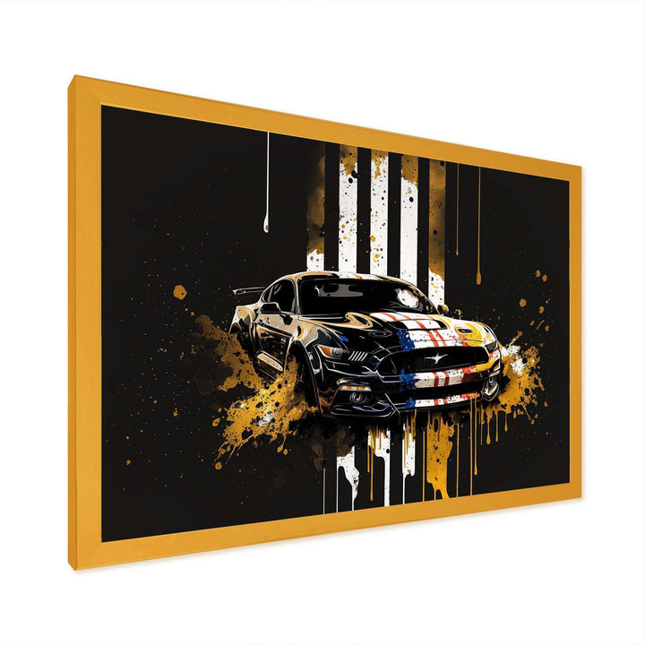 Black And Gold American Muscle I