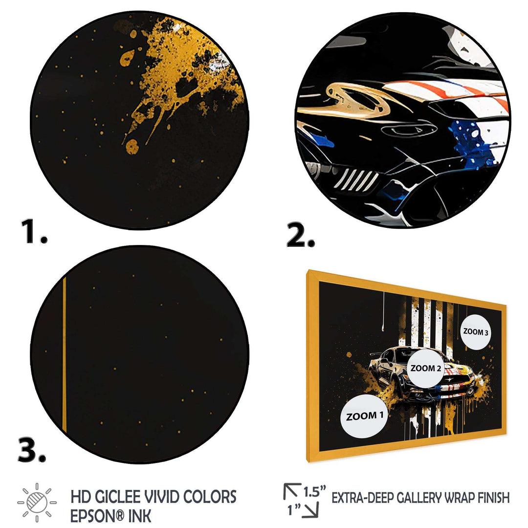 Black And Gold American Muscle I