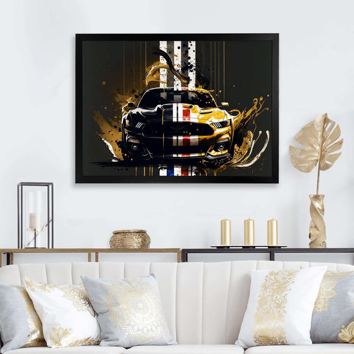 Black And Gold American Muscle II