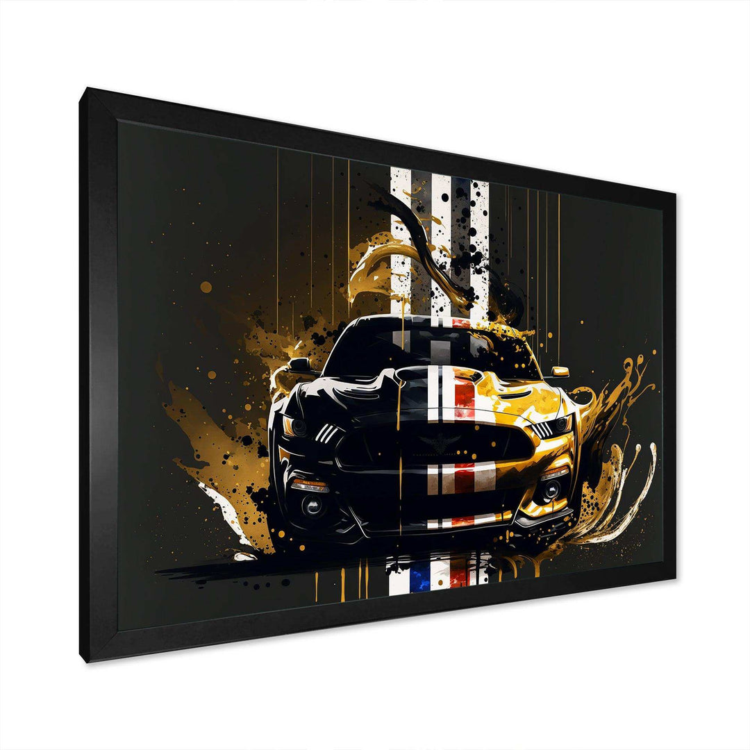 Black And Gold American Muscle II