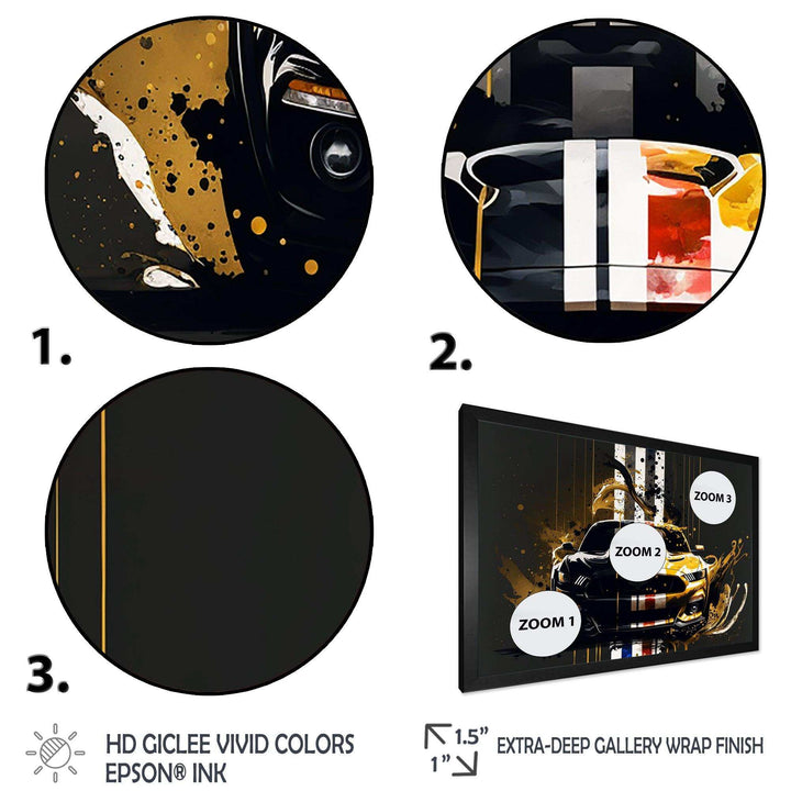 Black And Gold American Muscle II