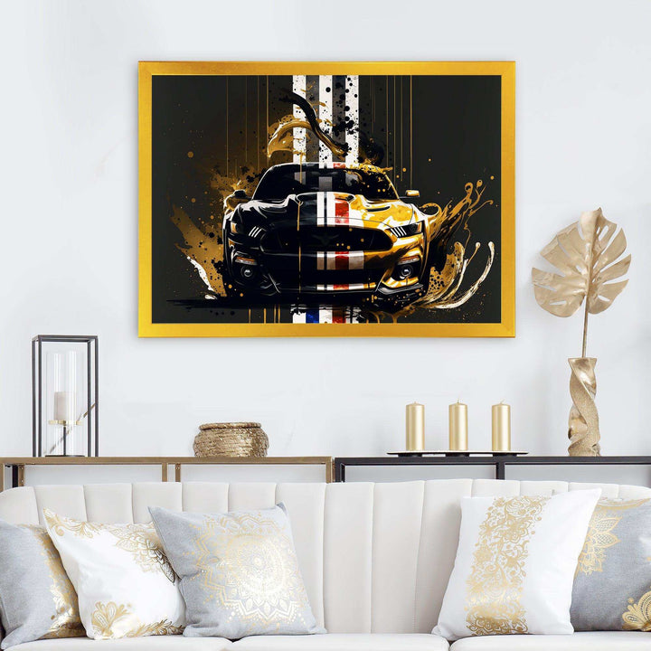 Black And Gold American Muscle II