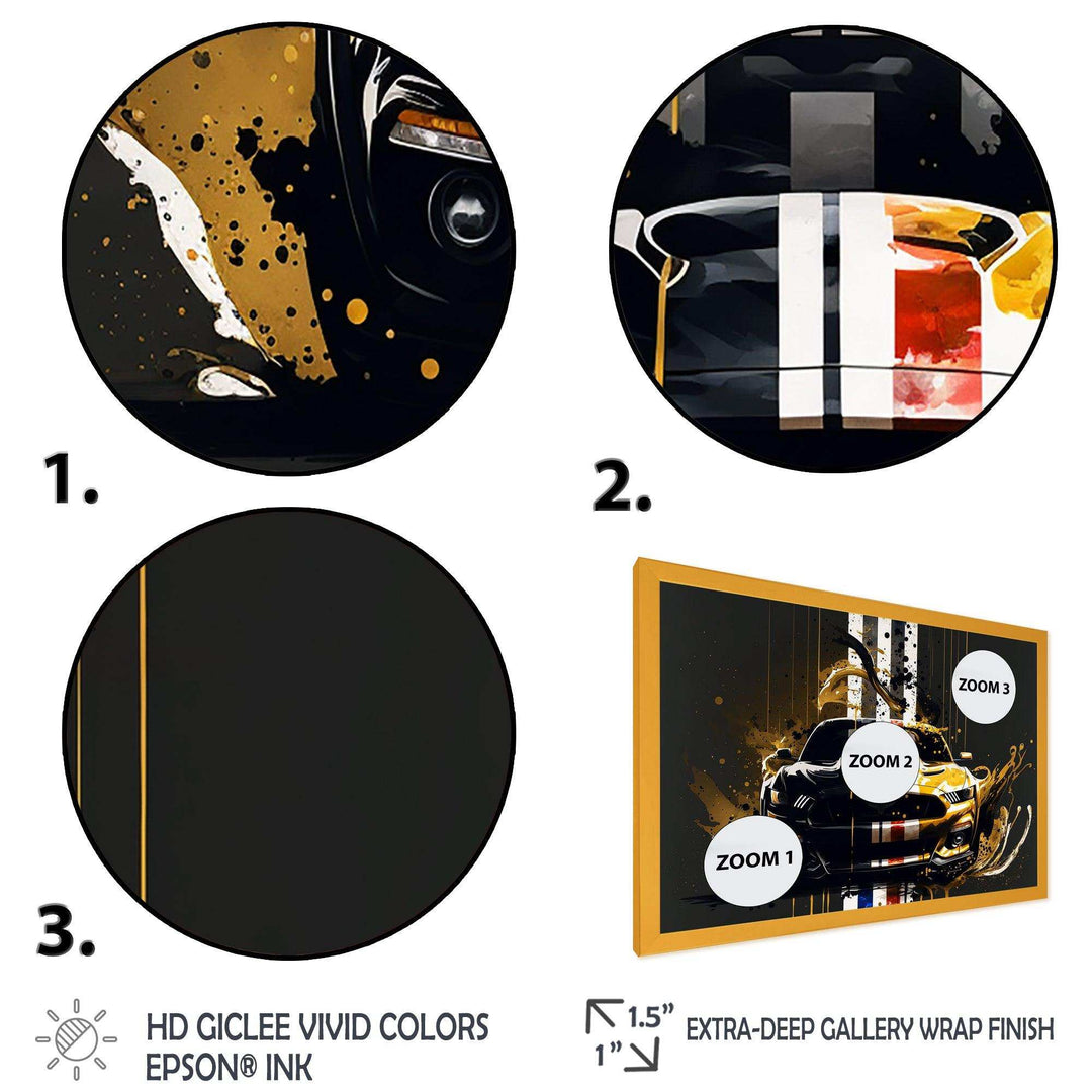 Black And Gold American Muscle II