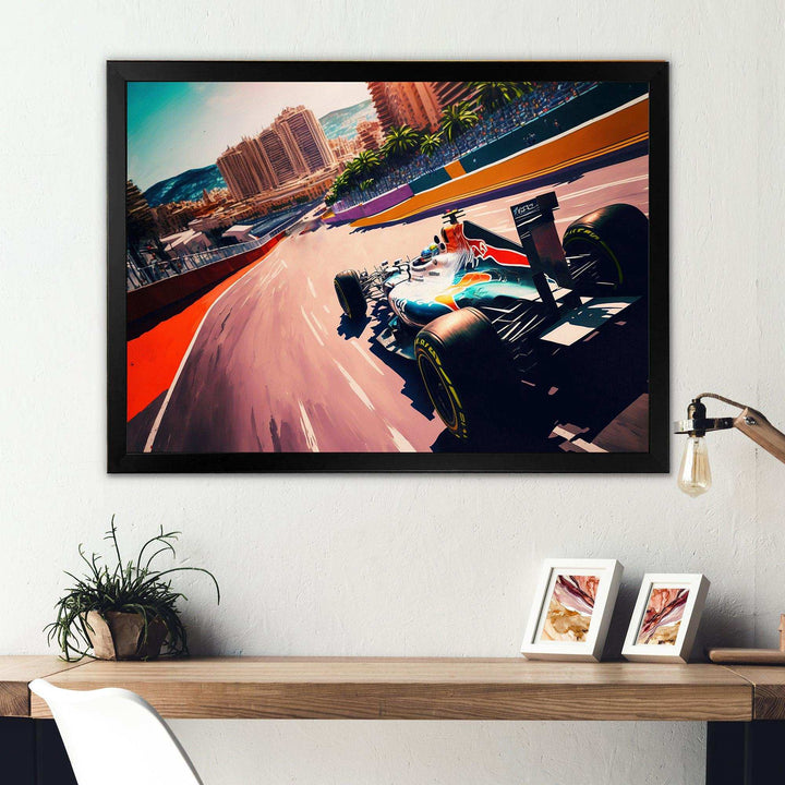 Racing car in Monaco GP III