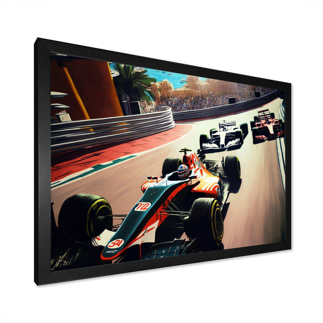 Racing car in Monaco GP I