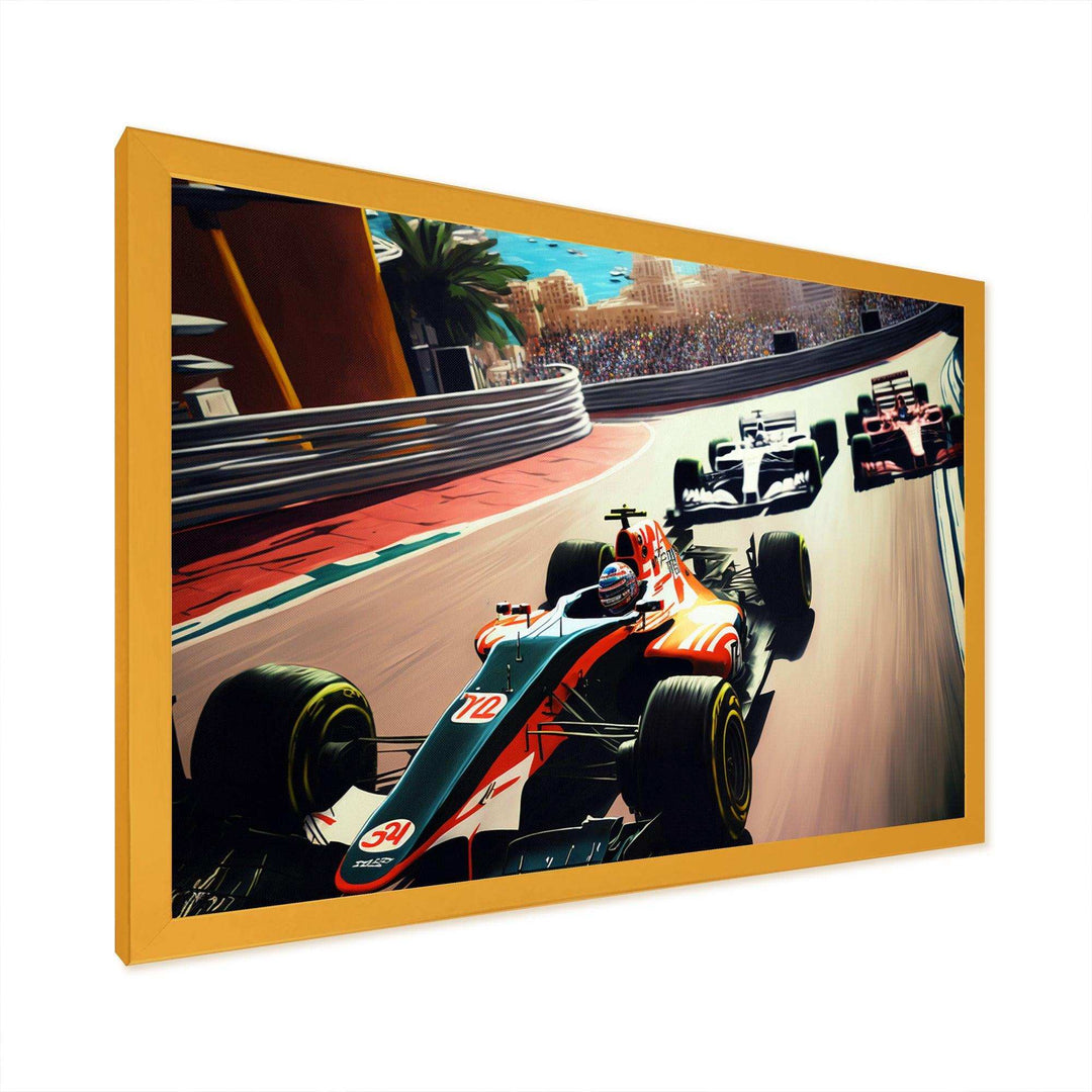 Racing car in Monaco GP I