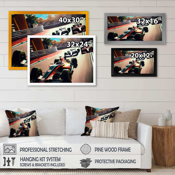 Racing car in Monaco GP I