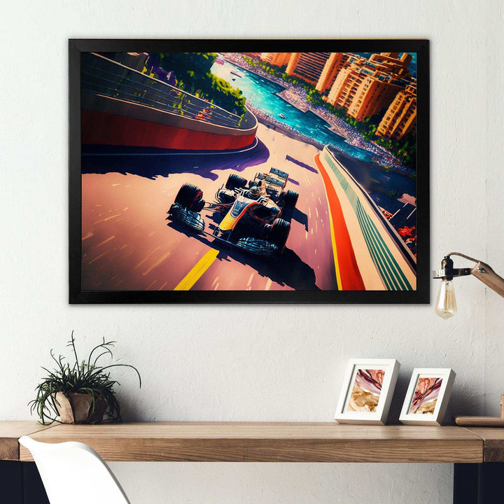 Racing car in Monaco GP IX