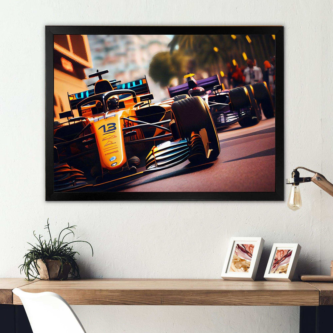 Racing car in Monaco GP XII