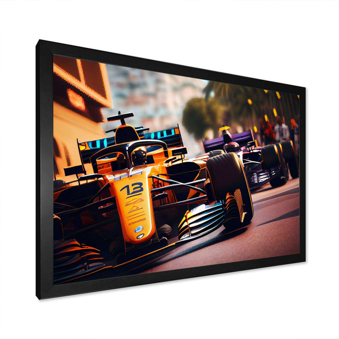 Racing car in Monaco GP XII