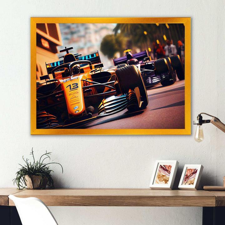 Racing car in Monaco GP XII