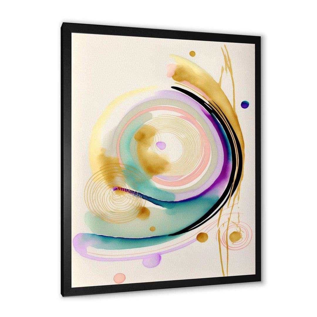Modern Purple Hint Spiral  - Modern Wall Art Prints