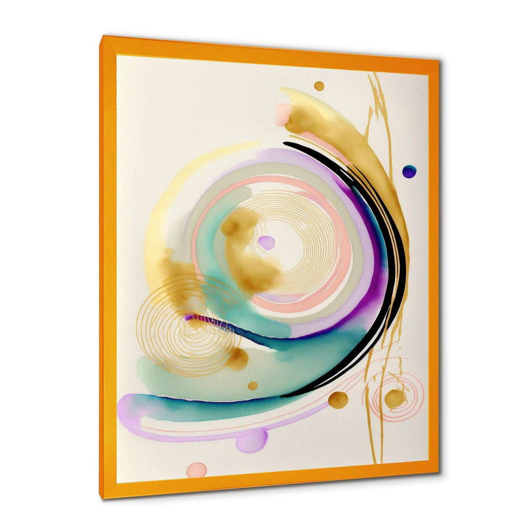 Modern Purple Hint Spiral  - Modern Wall Art Prints