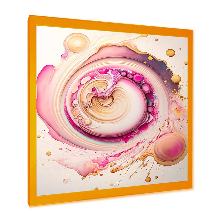 Pink Liquid Swirl  - Modern Wall Art Prints