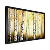 Golden Birch Trees Forest II