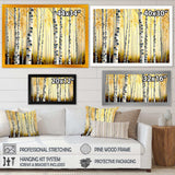 Golden Birch Trees Forest II