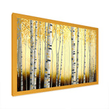 Golden Birch Trees Forest III