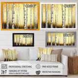 Golden Birch Trees Forest III