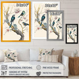 Multicolor Birds On Plum Blossoms Tree XII