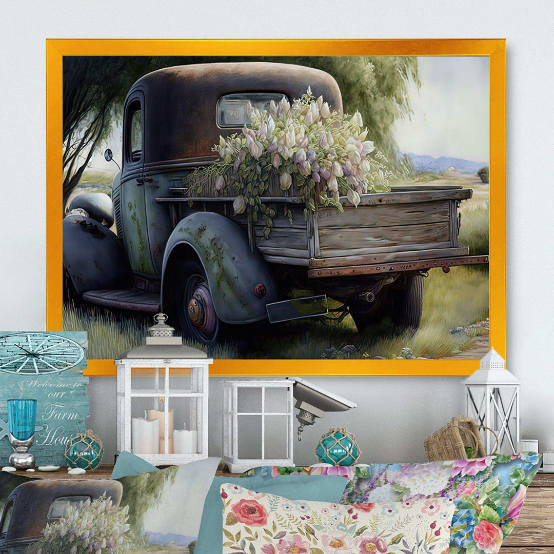 Barn Flower Delivery Truck I