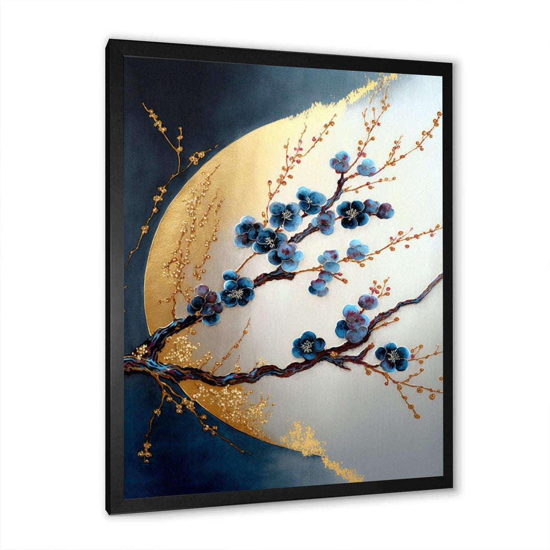 Blue Cherry Blossom Branch IV