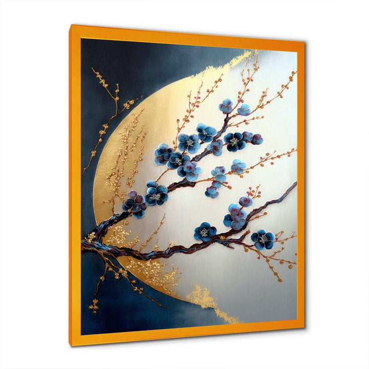 Blue Cherry Blossom Branch IV