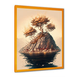 Bright Bonsai Tree On Rock III