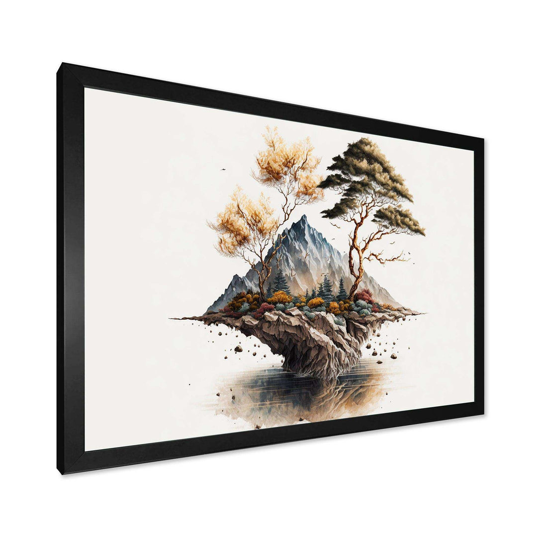 Bonsai Tree On A Rock III