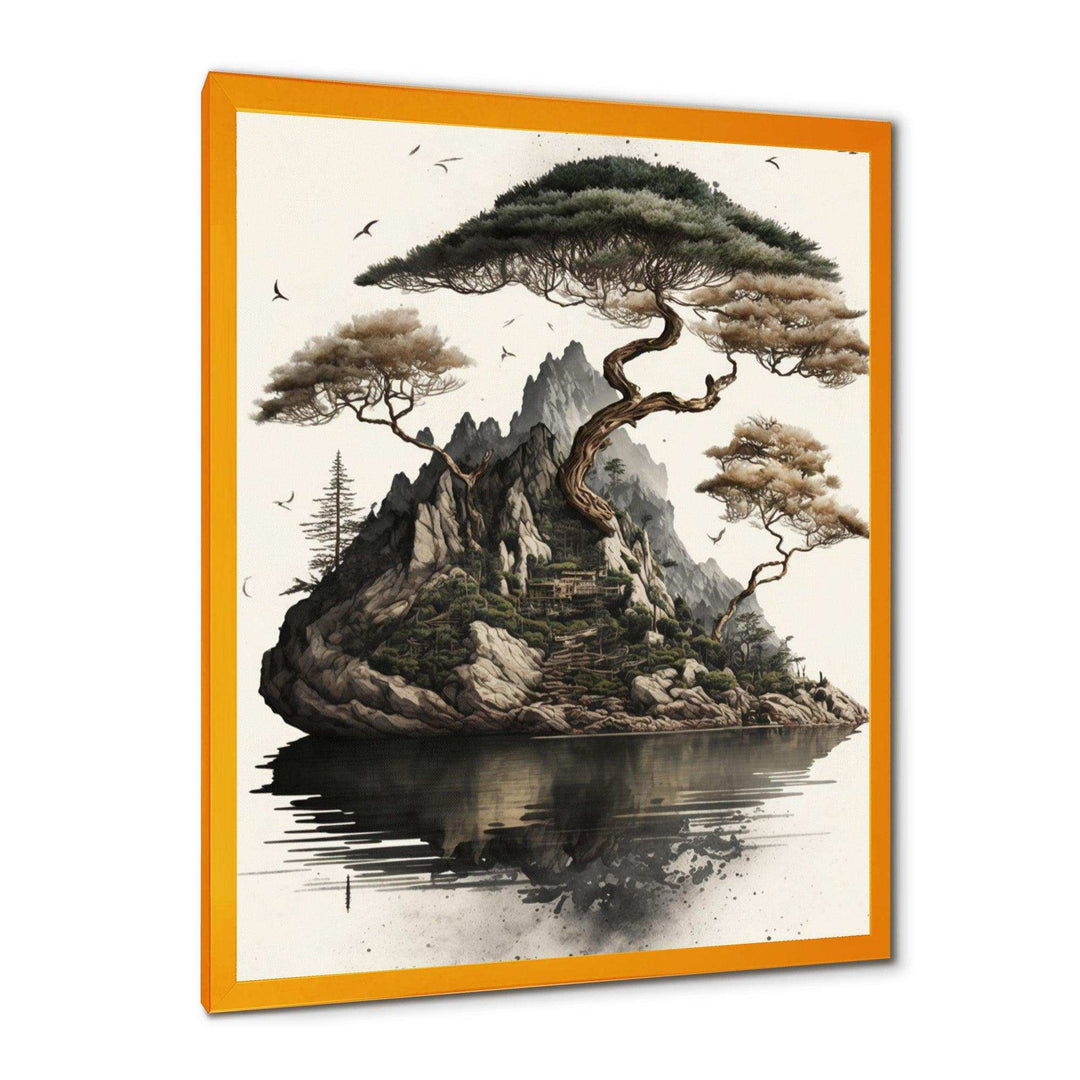 Bonsai Tree On A Rock IV