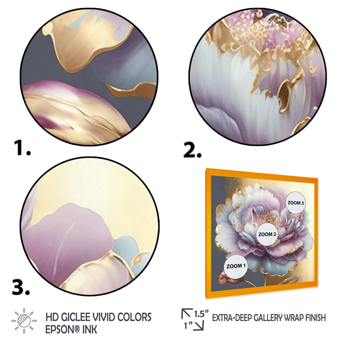 Purple Hue Single Flower I
