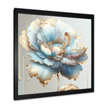 Chic Blue Blooming Flower I