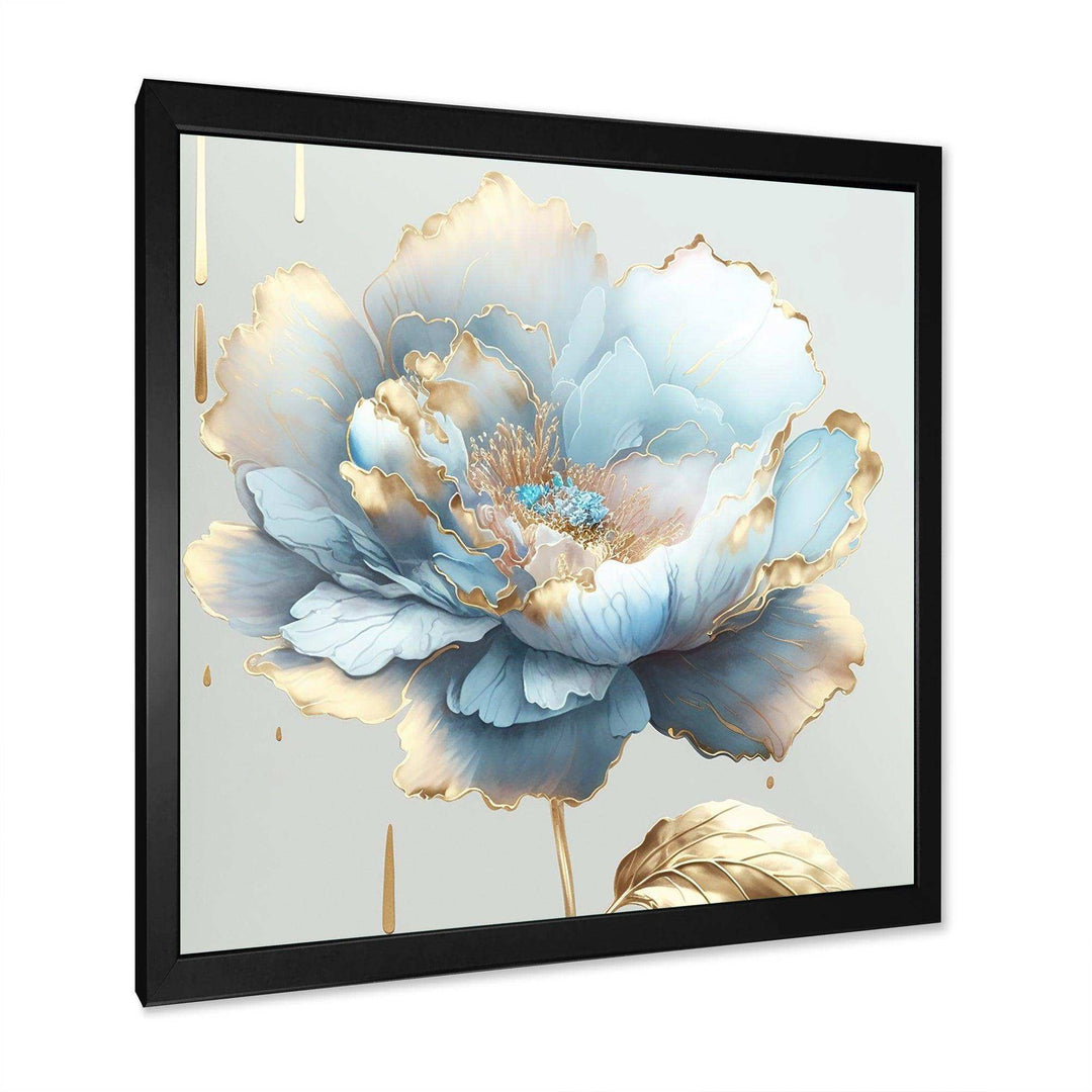 Chic Blue Blooming Flower II