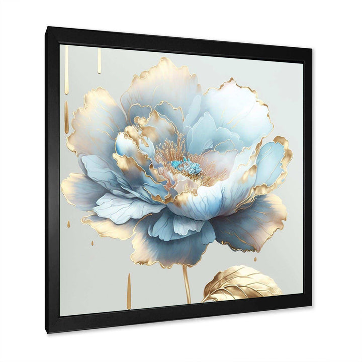 Chic Blue Blooming Flower II