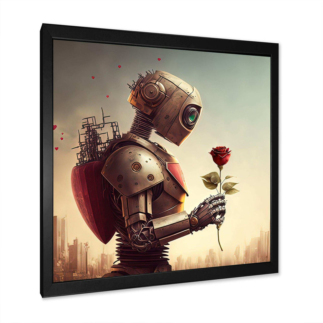 Robot In Love At Valentines Day I