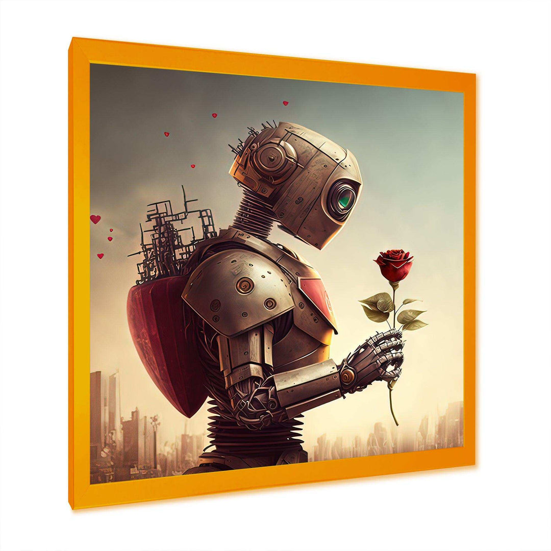 Robot In Love At Valentines Day I