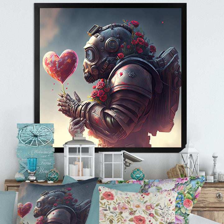 Robot In Love At Valentines Day II
