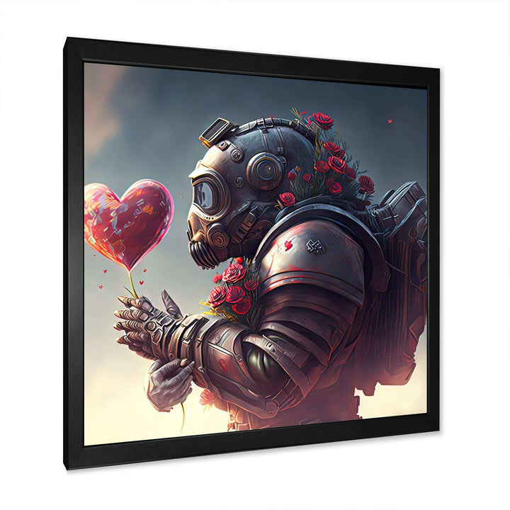Robot In Love At Valentines Day II