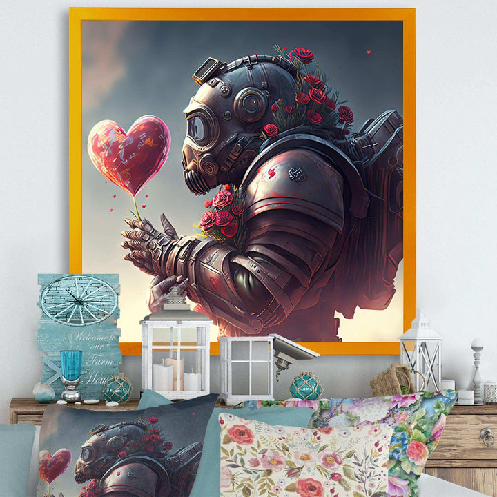 Robot In Love At Valentines Day II