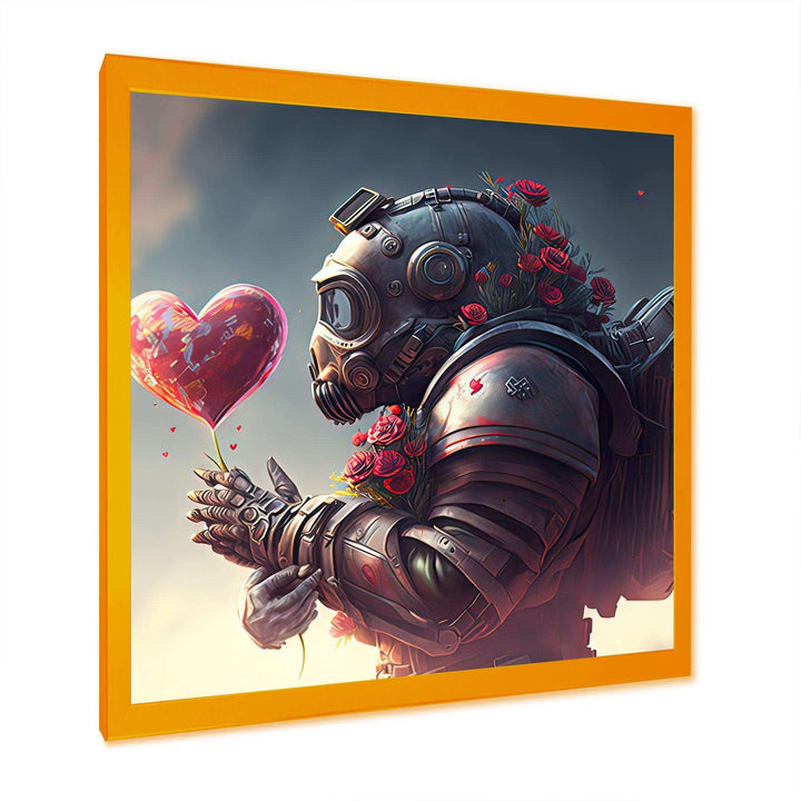 Robot In Love At Valentines Day II