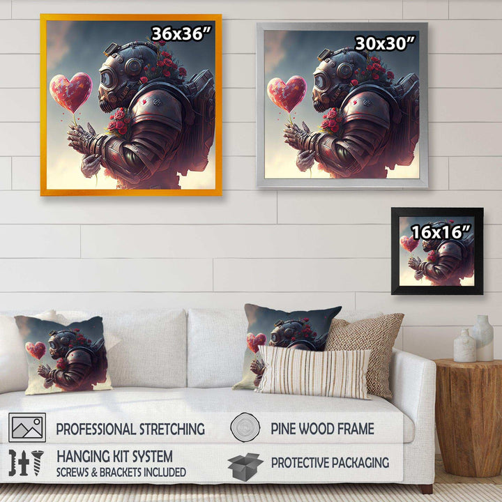 Robot In Love At Valentines Day II