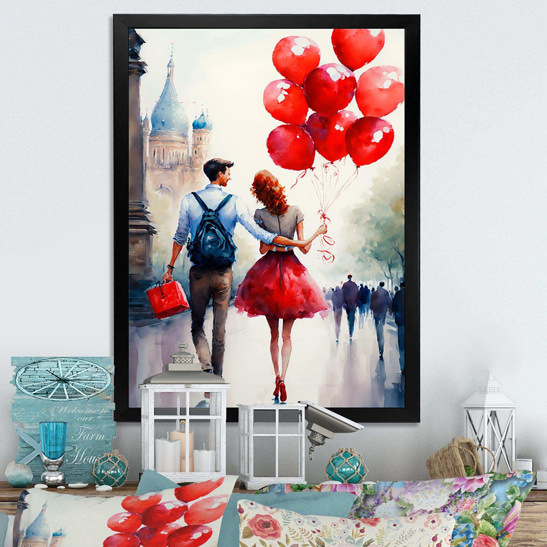 Couples In Love In Paris I