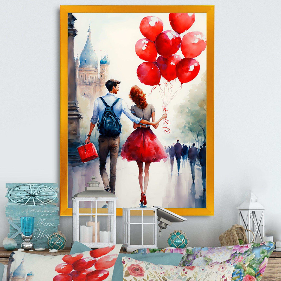 Couples In Love In Paris I