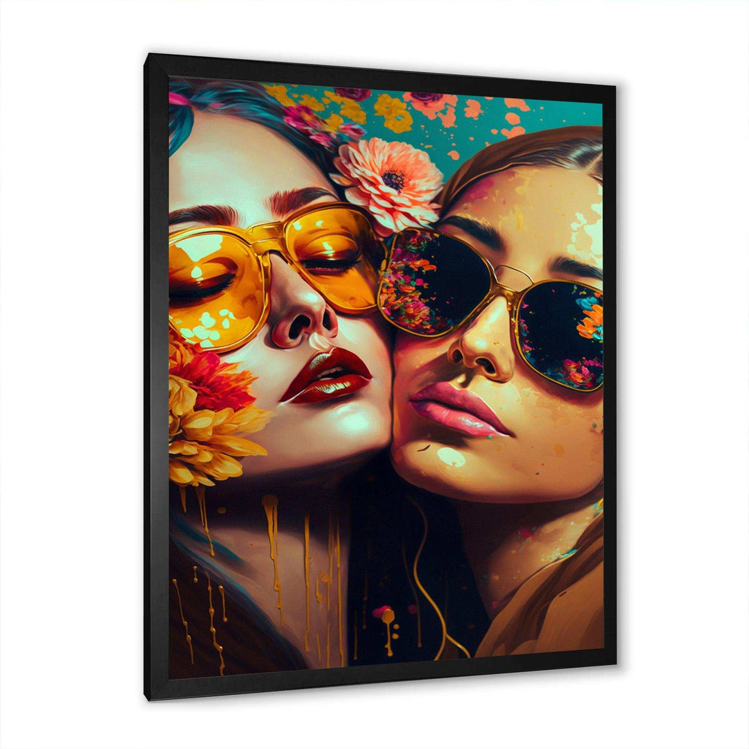 Stylish Women Kissing III